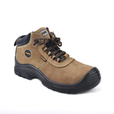 China Durable Steel Toe Using Low Price Good Quality New Products Cow Suede Leather Safety Shoes for sale