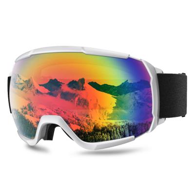 China Mens HUBO Sports Design Snow Ski Goggles Anti Fog UV400 Over Glass Snow Goggles Winter Boarding Ski Goggles For Women Men for sale