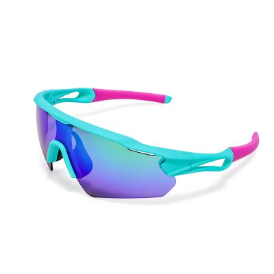 China Fashion Sports Sunglasses Shape Sports Sunglasses HUBO Sports Interchangeable Lens Polarized Frame Road Bike Glass Cycling Sunglasses TR90 Custom Designs Sports Lenses for sale