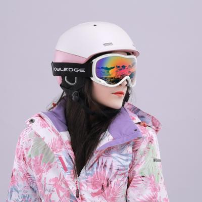 China HUBO Ski Equipment Women'S  Snow Ski Goggles  Anti Fog Snow UV400 Snowboarding Glass for sale