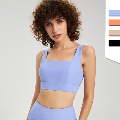 China European four-way stretch back underwear new yoga large size crossover quick-drying fitness vest and American sports for sale