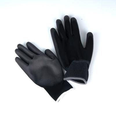 China Qingdao Winmid hot sale 13g anti-slip polyester PU coated safety work safety gardening protective glove for sale