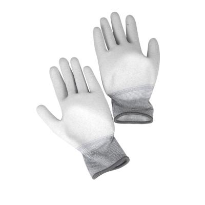 China Shell Fiber Work Gloves Cheap Safety Work Polyester Insurance Industrial Workshop Non-slip Anti-skid for sale