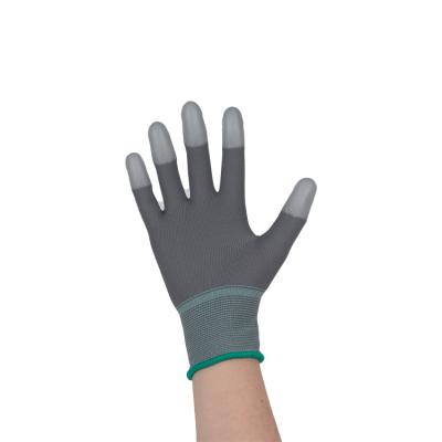 China Qingdao Winmid 13G Anti-Slip Carbon Fiber Glove Finger-Coated Carbon Fiber PU Coated Comfortable Gloves for sale