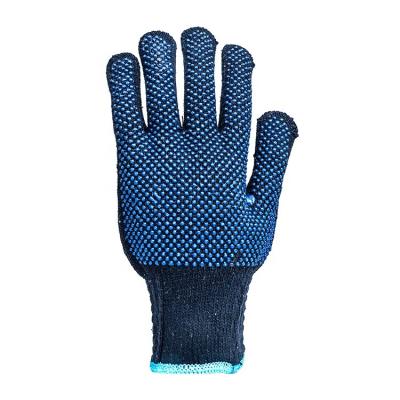 China China Anti-Slip PVC Dotted Cotton Hand Gloves Factory Supplier Construction Safety PVC Dotted Cotton Gloves for sale