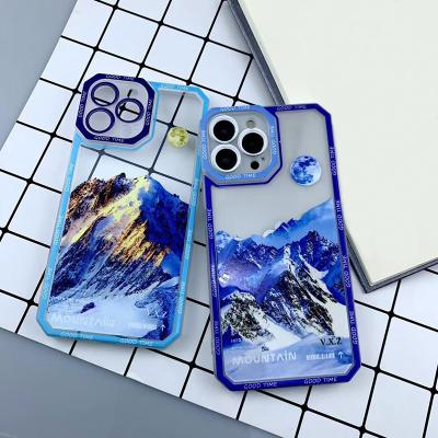 China Shockproof Custom Design Square TPU Phone Case For iPhone 12 13 PRO MAX TPU UV Printing Matte Transparent TPU Cell Phone Case for sale