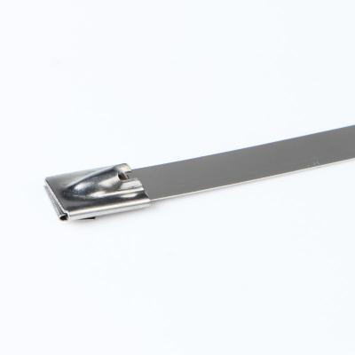 China Stainless Steel Cable Tie Yueqing Ball Lock 304 SS Cable Tie for sale