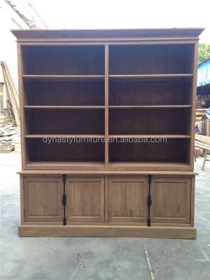 China Rustic Furniture Styles Solid Wood Wooden Bookcases for sale