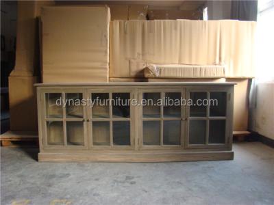 China French country style natural antique wooden sideboard for sale