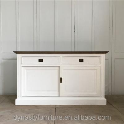 China Solid Wood Reclaimed White Sideboard Wood Furniture Good Price Sideboard for sale