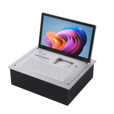 China Electric Flip Up Monitor Folding Laptop Screen For Corporate Meetings for sale