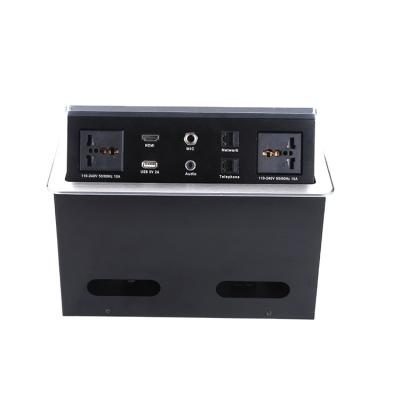 China Desktop Rj45 Pop Up Counter Outlet Power Outlet 10A OEM for sale