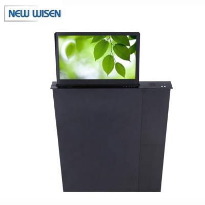 China 18.4 Inch LCD FHD Hidden Monitor Lift Computer System With Microphone for sale