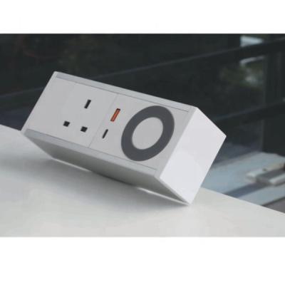 China Removable Table Mount Power Strip USB Socket Desk Clamp Power Strip Usb C for sale