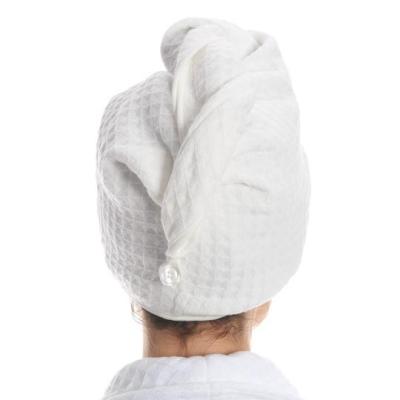 China Compressed Wholesale Microfiber Turban Hair Dryer Hat Quick Drying Towel for sale