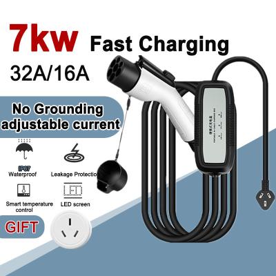 China All Electric Car/Electric Car Portable Wall Mounted Charger Ev Fast Charging Station Ev Car Charger Cable for sale