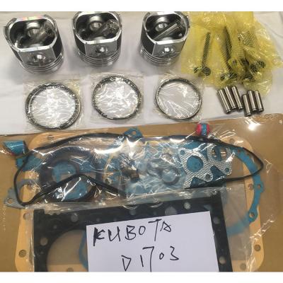 China For Kubota Milexuan D1703 engine rebuild kit for kubota d950 engine parts gasket kit, bearing etc. for sale