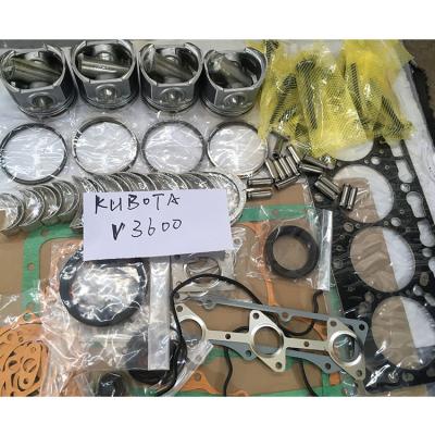 China For Kubota MILEXUAN V3600 engine rebuild kit for kubota generator piston ring, piston etc. for sale