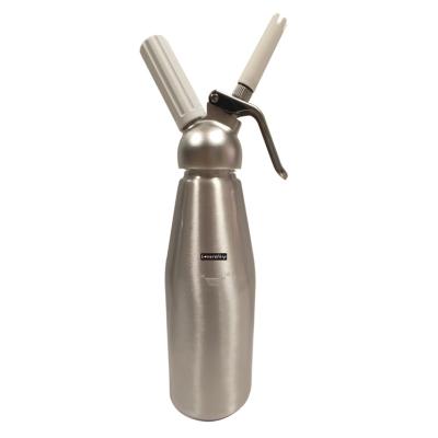 China Hot Sale 1000ml Dessert Tool Cream Whipper Viable Plastic Canister Tips Aluminum Whipped Cream Dispenser for sale