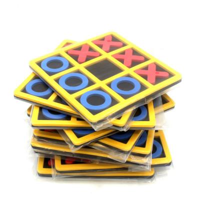 China XO Promotional Classic Interesting Portable Tic Tac Toe Board Game For Kids 17cm*12cm*3.3cm for sale