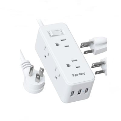 China 6 AC Outlets 3 USB Ports 6 Newcomers 3way Power Plug Extension Outlets Switching Power Supply 3 USB Charger Power Strip for sale