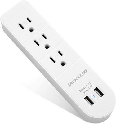 China 2 ac outlet 3 usb ports wall outlet mountable power strip extender power board with usb for sale