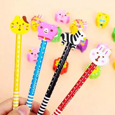 China office & Hot sales HB pencil eraser school pencil for kids,kids wooden pencil set for promotion,pencil eraser supplier for sale