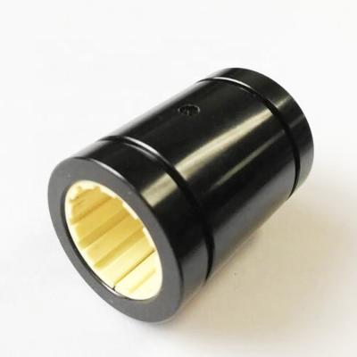 China Aluminum alloy anti-corrosion body and insert compound bushing linear sliding plastic bearing 10mm LIN-01R-10 LM10UU for sale