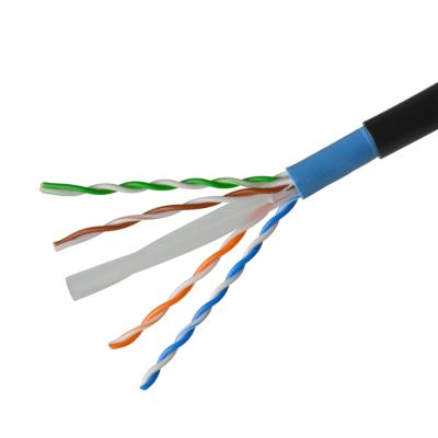 中国 Wholesale cat 6 utp cat6a roll 0.4CCA 0.5CCA outdoor PC SIPU cable 305m network cable 販売のため