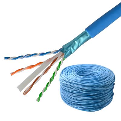 China 0.4/0.5 CCA SIPU manufacturer 4 pair cat 6 cable ftp 305M 1000ft cat6 LAN cable communication cables à venda