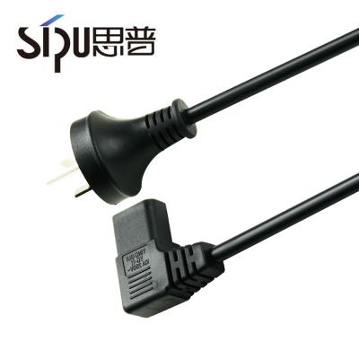 Chine Australian 3 Pin Plug AC SAA 90 Certification IEC 320 Degree C13 Rectangle Cord Cable à vendre