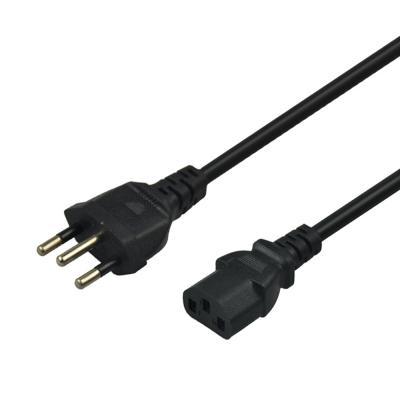 中国 Household Standard Appliance SIPU Brazil Plug Power Cord Cable For Hairdryer Laptop Electric Grill 販売のため