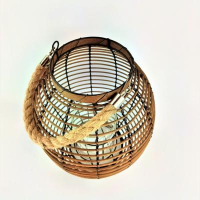 China Hot Selling Home Decoration Room Decoration Lantern Bamboo Chinese Import Arts Bamboo Crafts Candle Lantern For Indoor for sale