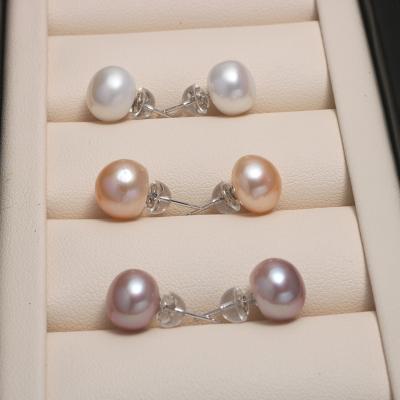 China Fashion freshwater pearl button pearl natural jewelry cultured freshwater pearl size 5-6mm 6-7mm7-12mm in stock for sale