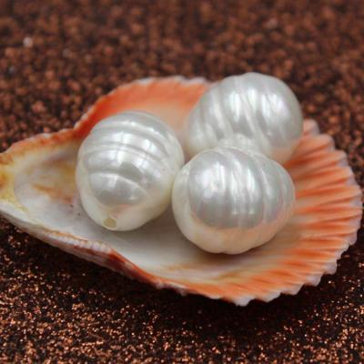 China Shell wire 13x16mm - natural pearl earring paypal DIY shell beads half hole shaped dangle beads for sale