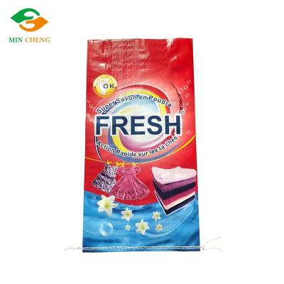 China Disposable Woven Plastic Bag For Laundry Detergent Powder Packaging for sale