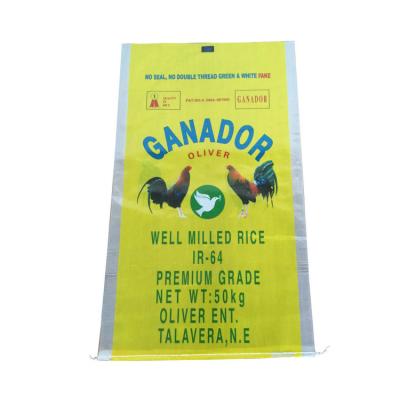 China Agriculture Custom Design 50kg Empty Rice Bag for sale