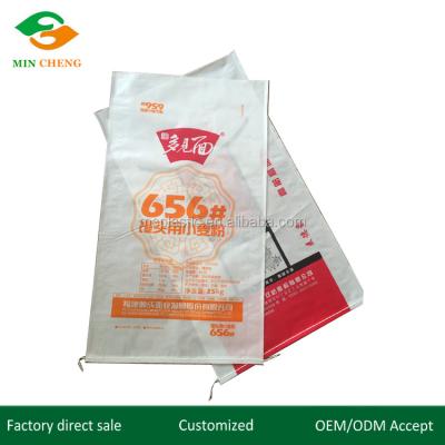 China Wheat Flour Packing 25kg Moisture Proof Sack Woven Bags for sale