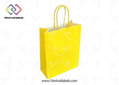 China Die Cut Cotton Handle Custom Paper Bag With Twisted Paper Handle for sale