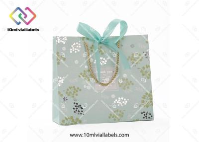 China Recycled Hospital Medicine Custom Paper Bag 200gsm White Card Stock Paper Material for sale