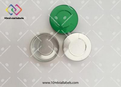 Chine La secousse faite sur commande de logo outre de la capsule/de fiole en verre couvre la couleur vert-foncé avec le logo de relief à vendre