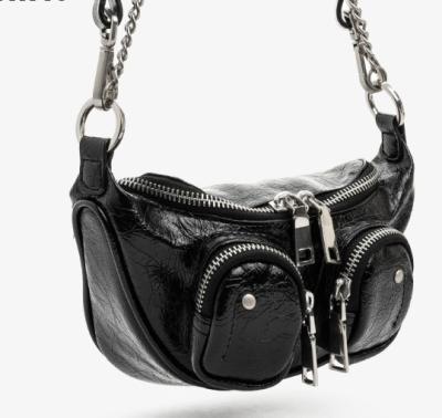 China 2022 Motion Sensing Alligator New Designer Motorcycle Bag Women Luxury Handbag Women Handbags Shoulder Bags Ladies High Bags for sale