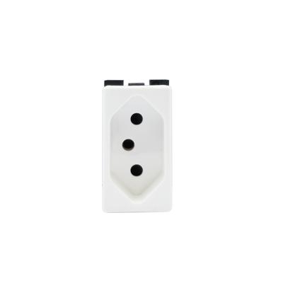 China 10A Brazil High Quality Modular Residential/Multipurpose Power Socket Outlet Durable Wall Sockets With CE Certification for sale