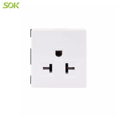 China 20A 2021 NEW W62/a/ac Electric AC Power Socket Outlet Sockets And Switches China White Popular Wall Sockets for sale