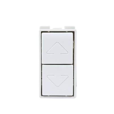 China SOK Curtain Switch Module 250V Wall Switches Newest Fashionable Style Italy 6 Amp Standard Wall Switches With CE CB Certificate W62/A/CT for sale