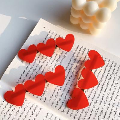 China Hair Clip Heart Solid Color Hair Acrylic Cute Minimalist Hair Clips New Three for sale