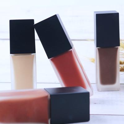 China Hot Selling Private Label Full Coverage Waterproof Matte Foundation High Quality Sunscreen Makeup 15 Colors Foundation Liquid Cosmetics for sale