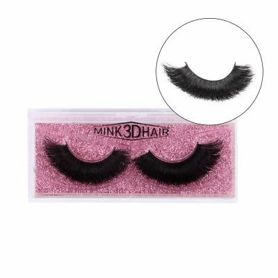 China Easy to Wear 100% Mink Eyelashes Custom Label Private 25mm Natural Highlights 3D Mink Eyelashes Vendor for sale