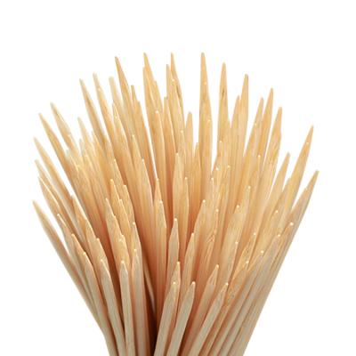 China Wholesale BBQ Bamboo Skewer Round Craft Bamboo Sticks For Agarbatti for sale