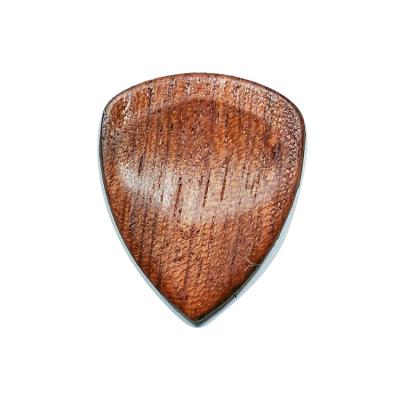 China Wooden Guitar Pick 2.5mm Guitar Picks With No-slip Hole 100% Wood Material Guitar Picks for sale